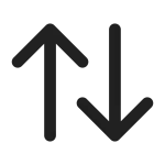 Arrow Sort SVG Icon